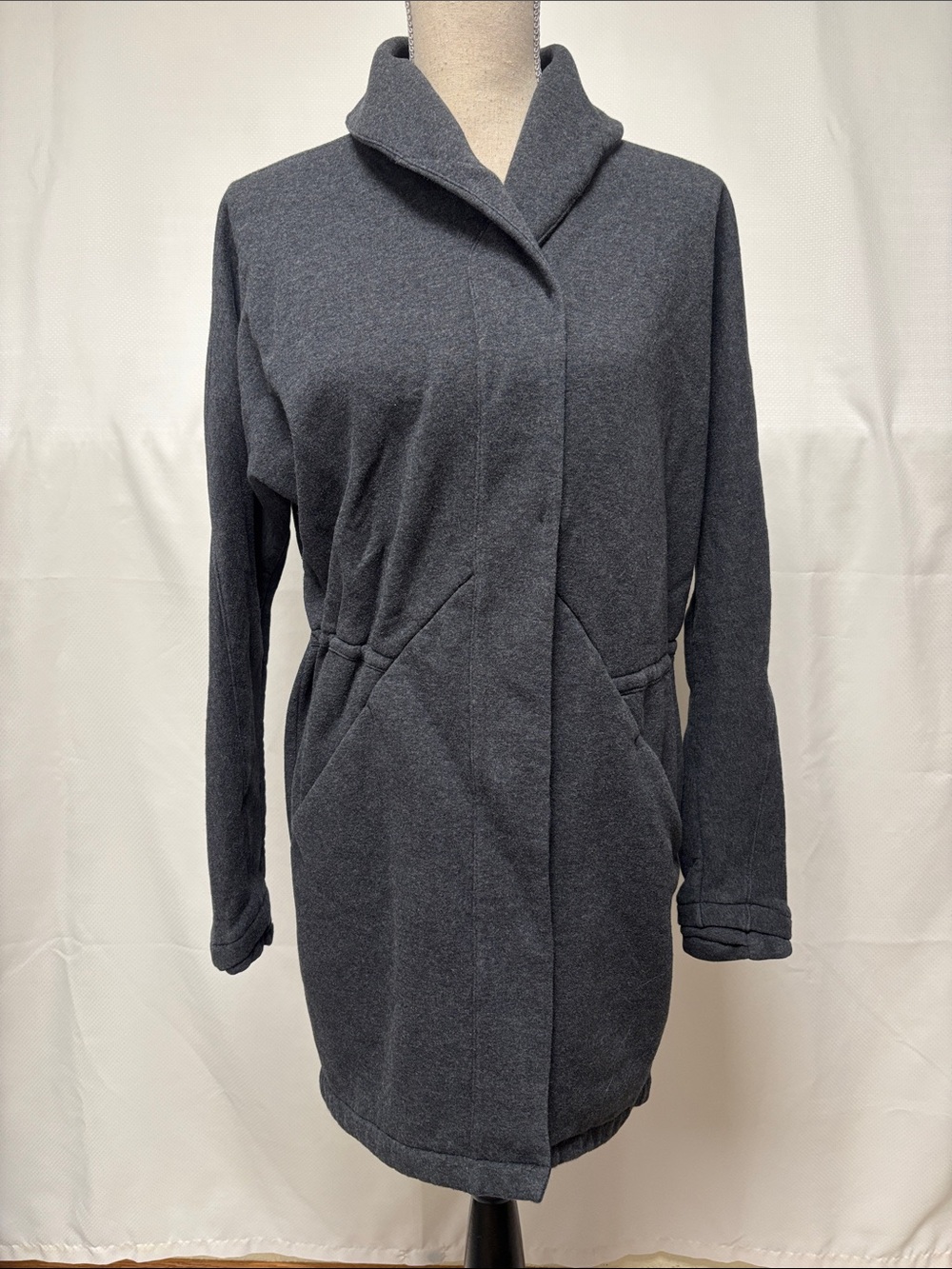 lululemon athletica Charcoal Gray Long Jacket